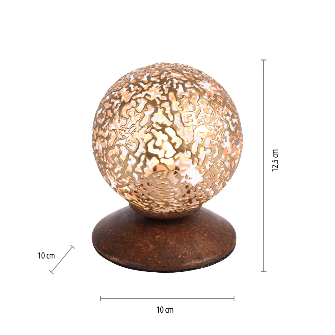 View GRETA Table Lamp 4031-48 Rusty 1xG9 GRETA Table Lamp 4031-48 Rusty 1xG9