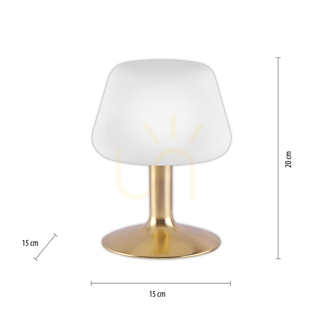 View TILL Table Lamp 4078-60 Brass 1xG9 TILL Table Lamp 4078-60 Brass 1xG9
