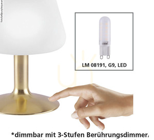 TILL Table Lamp 4078-60 Brass 1xG9 9 TILL Table Lamp 4078-60 Brass 1xG9 small 9