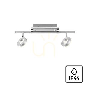 SILEDA plafond 6781-96 Silver 2xLED small 1