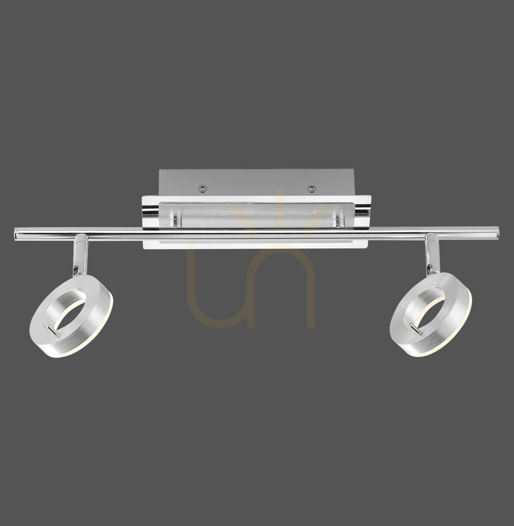 SILEDA plafond 6781-96 Silver 2xLED