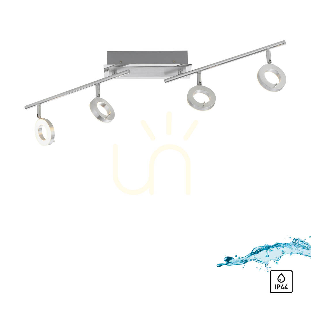 View SILEDA plafond 6786-96 Silver 4xLED SILEDA plafond 6786-96 Silver 4xLED