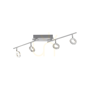 SILEDA plafond 6786-96 Silver 4xLED 11 SILEDA plafond 6786-96 Silver 4xLED small 11