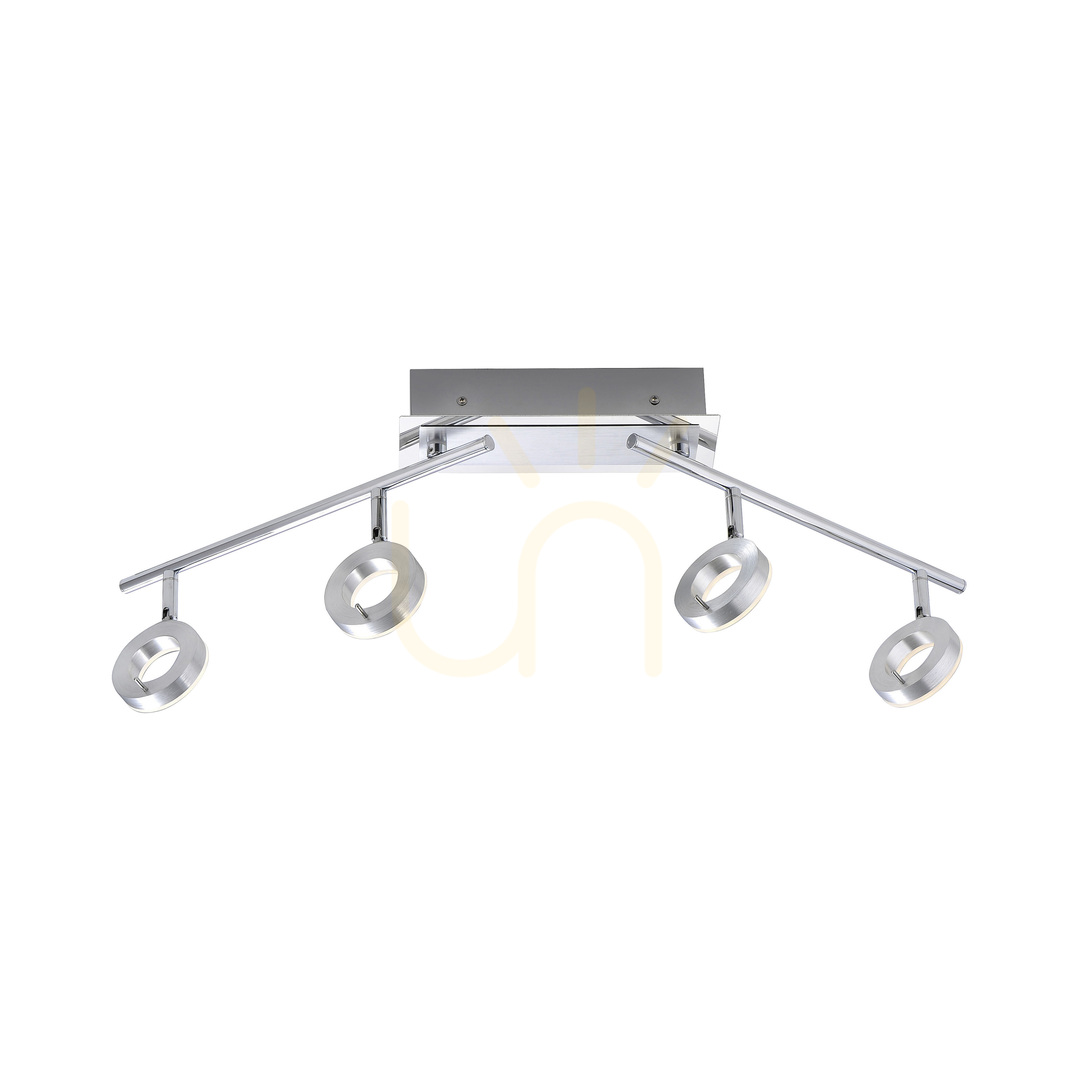 Show SILEDA plafond 6786-96 Silver 4xLED SILEDA plafond 6786-96 Silver 4xLED