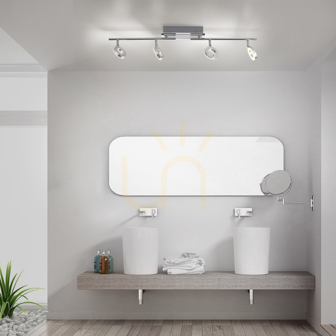 Preview SILEDA plafond 6786-96 Silver 4xLED SILEDA plafond 6786-96 Silver 4xLED