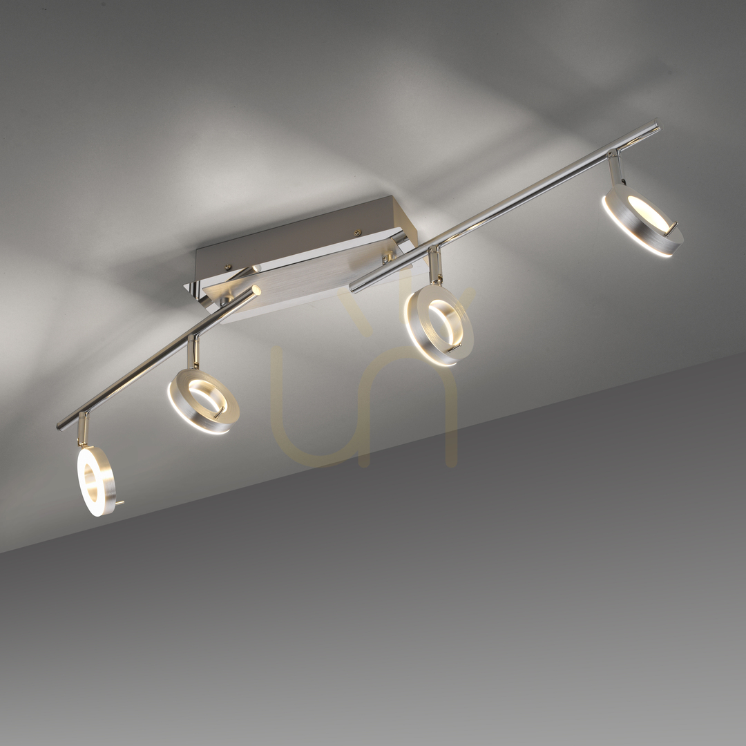 Show SILEDA plafond 6786-96 Silver 4xLED SILEDA plafond 6786-96 Silver 4xLED