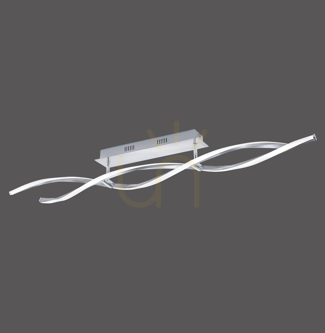 POLINA Plafond 9143-55 Silver 2xLED