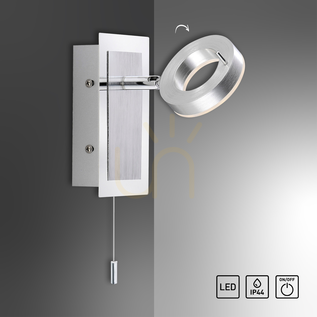Display SILEDA wall lamp 9785-96 Silver 1xLED SILEDA wall lamp 9785-96 Silver 1xLED