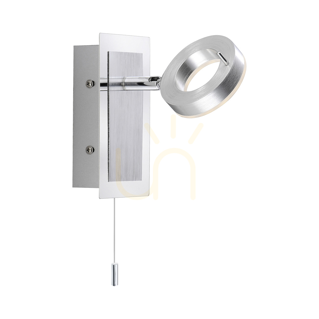 Show SILEDA wall lamp 9785-96 Silver 1xLED SILEDA wall lamp 9785-96 Silver 1xLED