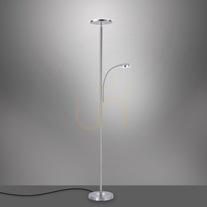 HANS Floor Lamp 11709-55 Silver 2xLED small 4