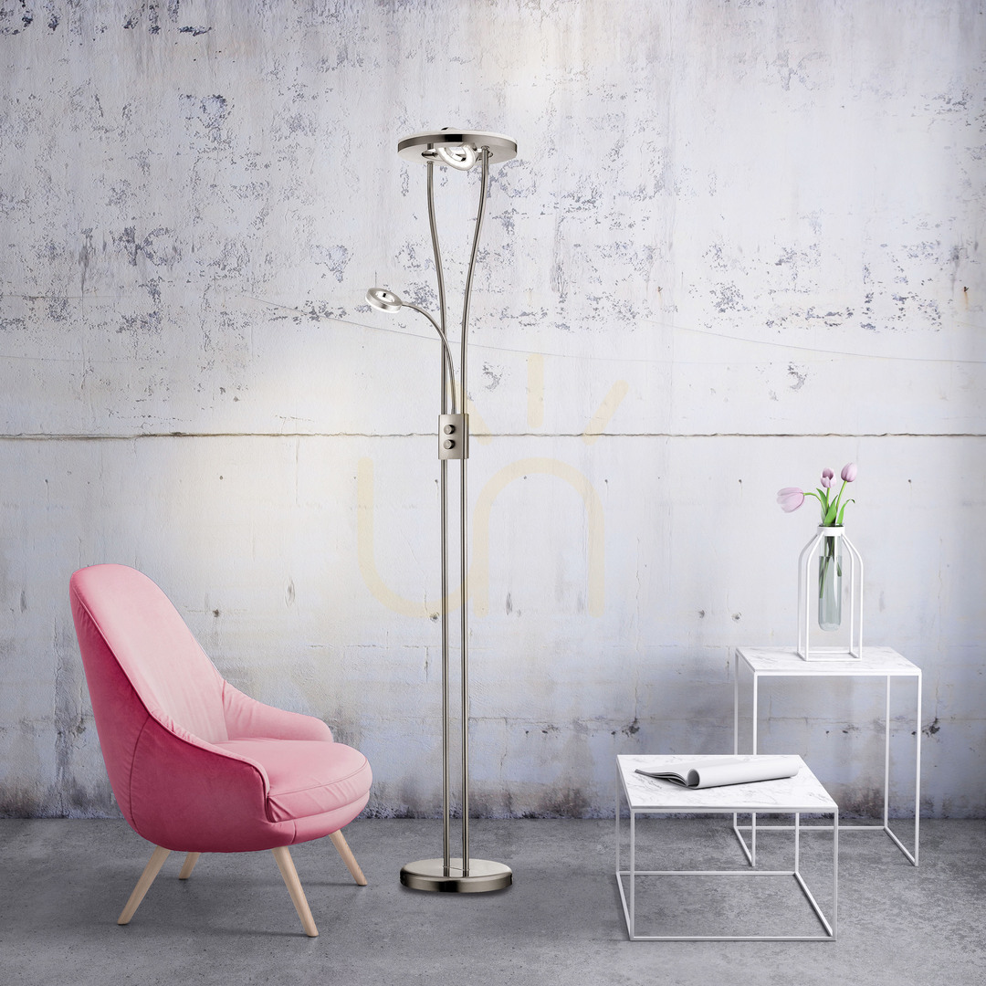 Preview HELIA Floor Lamp 11778-55 Silver 3xLED HELIA Floor Lamp 11778-55 Silver 3xLED
