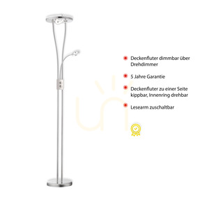 HELIA Floor Lamp 11778-55 Silver 3xLED 3 HELIA Floor Lamp 11778-55 Silver 3xLED small 3