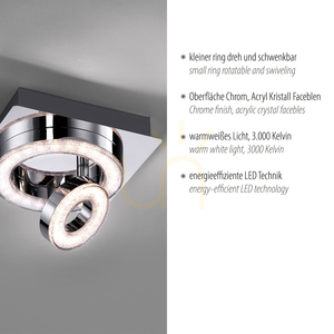 TIM Plafond 14520-17 Chrome 2xLED 3 TIM Plafond 14520-17 Chrome 2xLED small 3