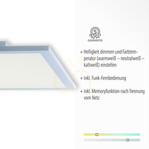 FLAT plafond 14531-16 White 1xLED small 3