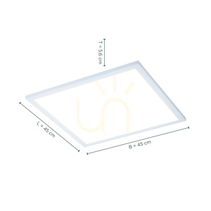FLAT plafond 14531-16 White 1xLED small 7