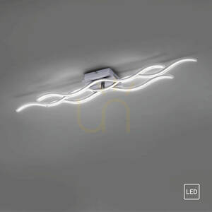 WAVE Plafond 15166-55 Silver 3xLED small 10