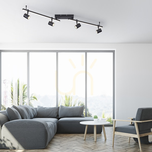 BARIK plafond 6525-18 Black 5xGU10 small 2