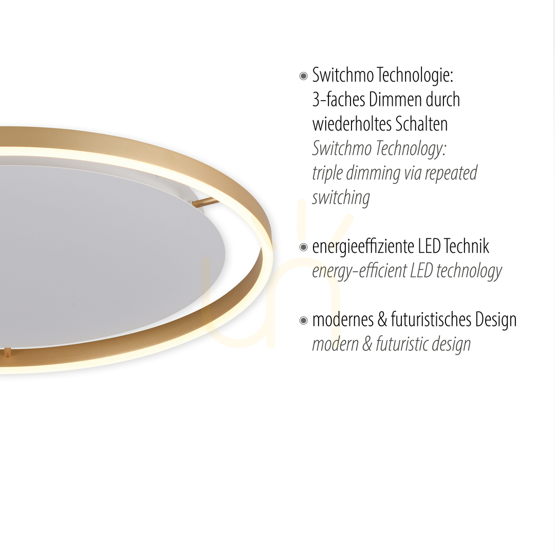 Display RITUS Plafond 15392-60 Brass 1xLED RITUS Plafond 15392-60 Brass 1xLED