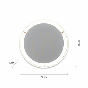 RITUS Plafond 15392-60 Brass 1xLED 7 RITUS Plafond 15392-60 Brass 1xLED small 7