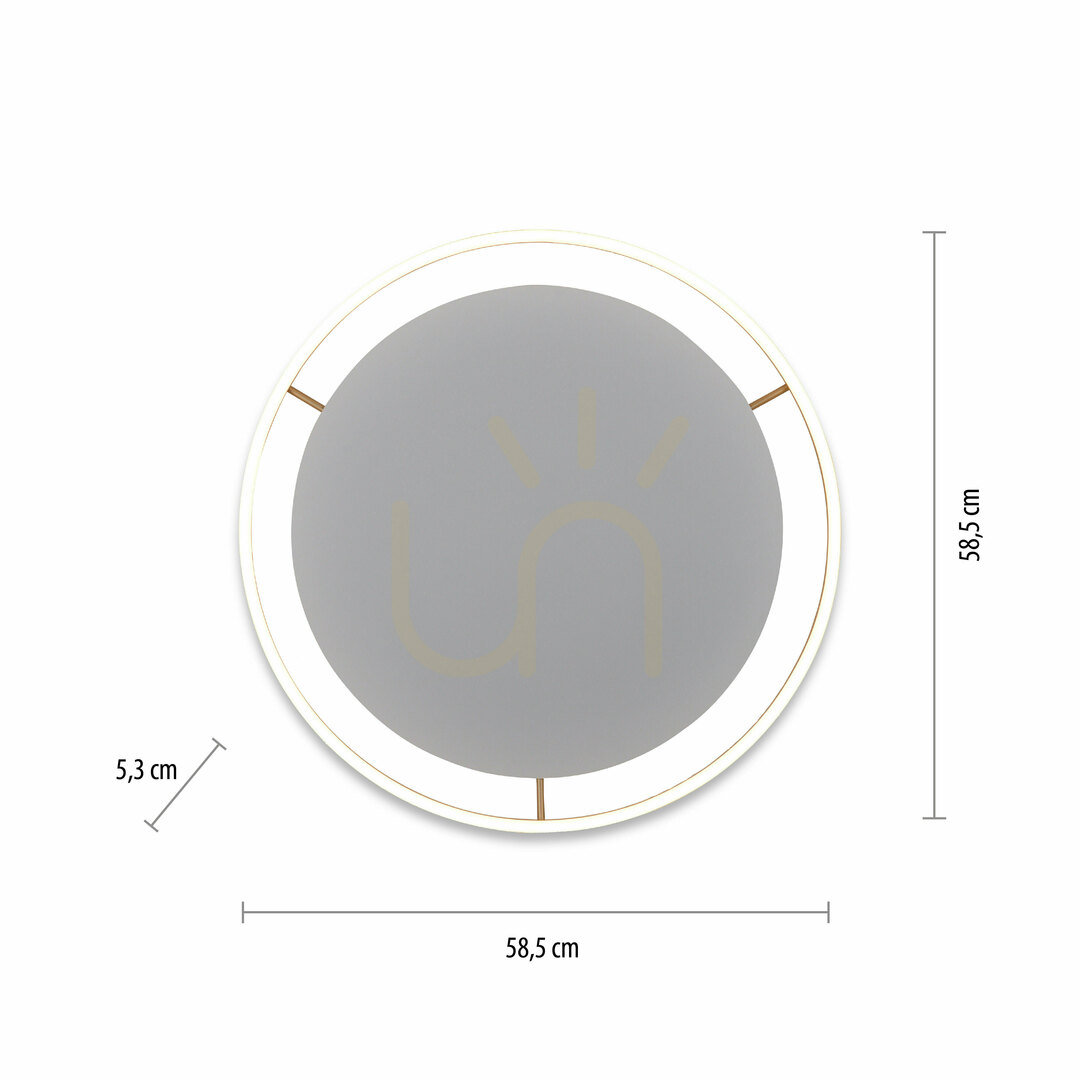 Preview RITUS Plafond 15392-60 Brass 1xLED RITUS Plafond 15392-60 Brass 1xLED