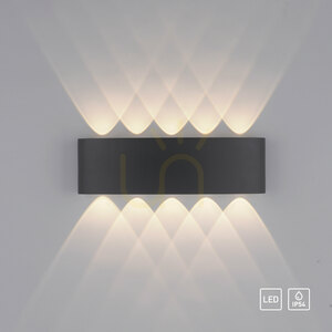CARLO wall lamp 9489-13 Anthracite 10xLED 10 CARLO wall lamp 9489-13 Anthracite 10xLED small 10