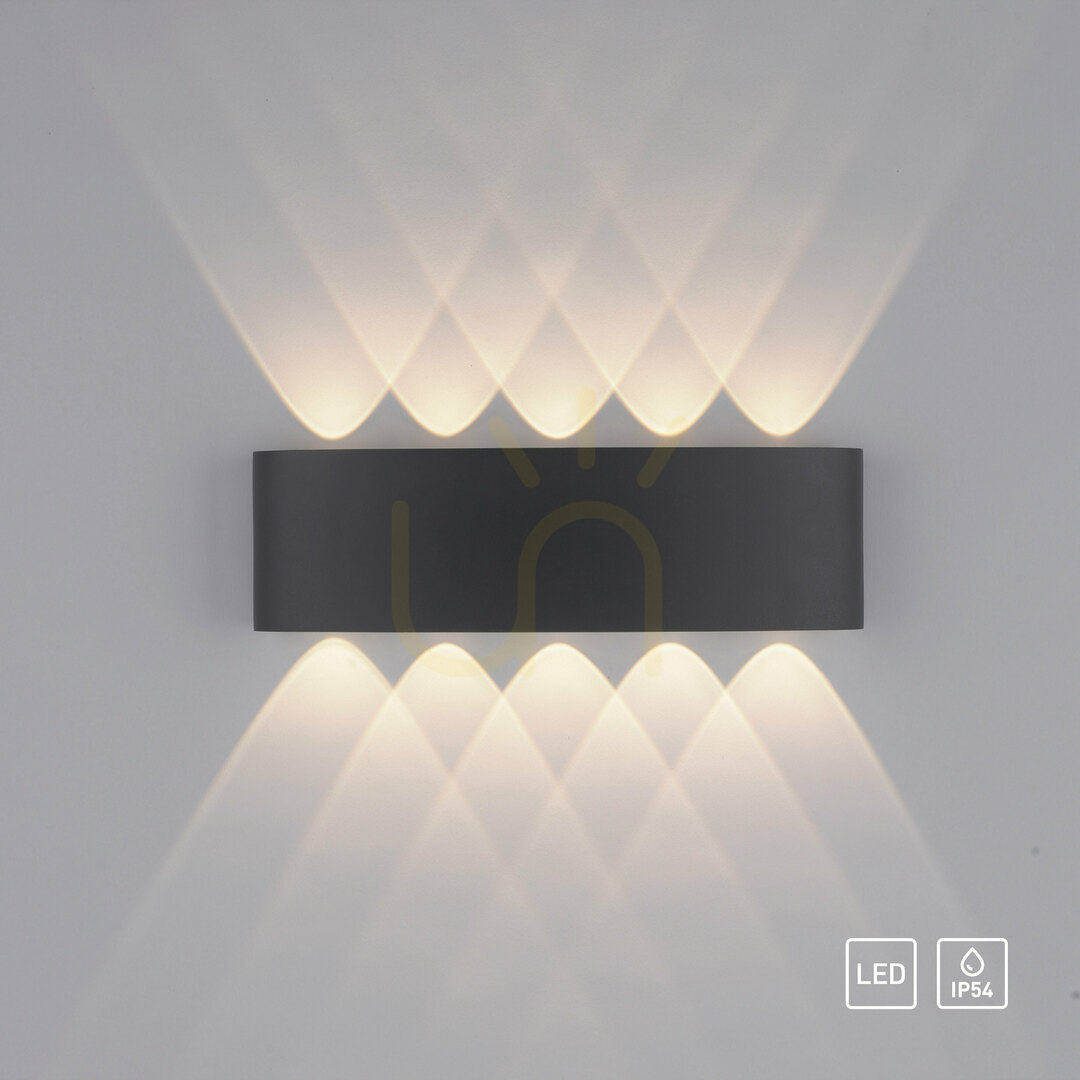 Check CARLO wall lamp 9489-13 Anthracite 10xLED CARLO wall lamp 9489-13 Anthracite 10xLED