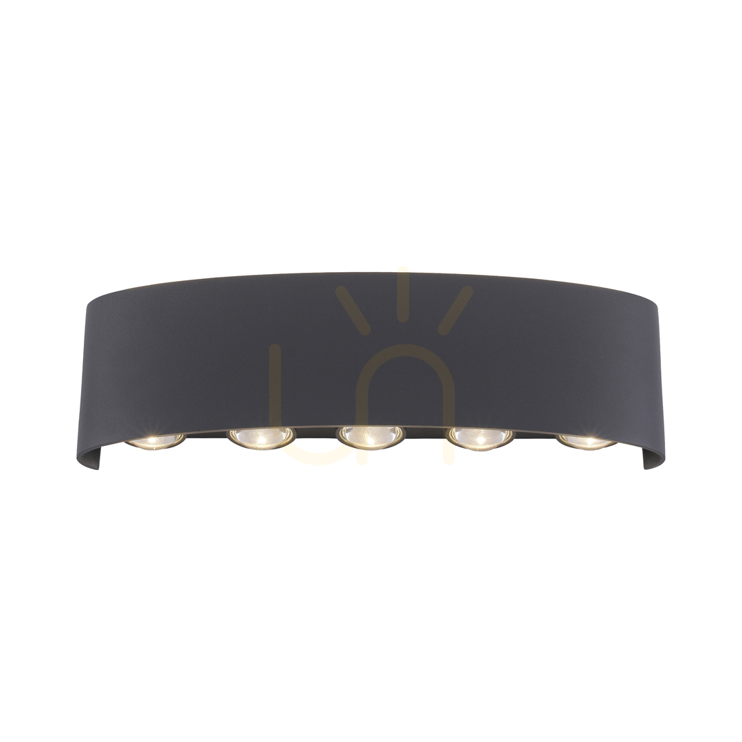 View CARLO wall lamp 9489-13 Anthracite 10xLED CARLO wall lamp 9489-13 Anthracite 10xLED