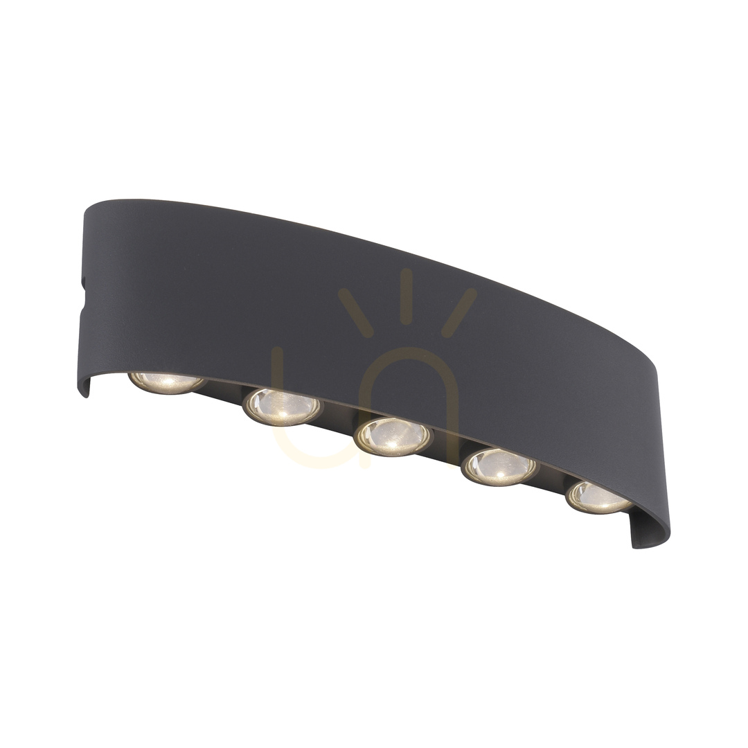 View CARLO wall lamp 9489-13 Anthracite 10xLED CARLO wall lamp 9489-13 Anthracite 10xLED