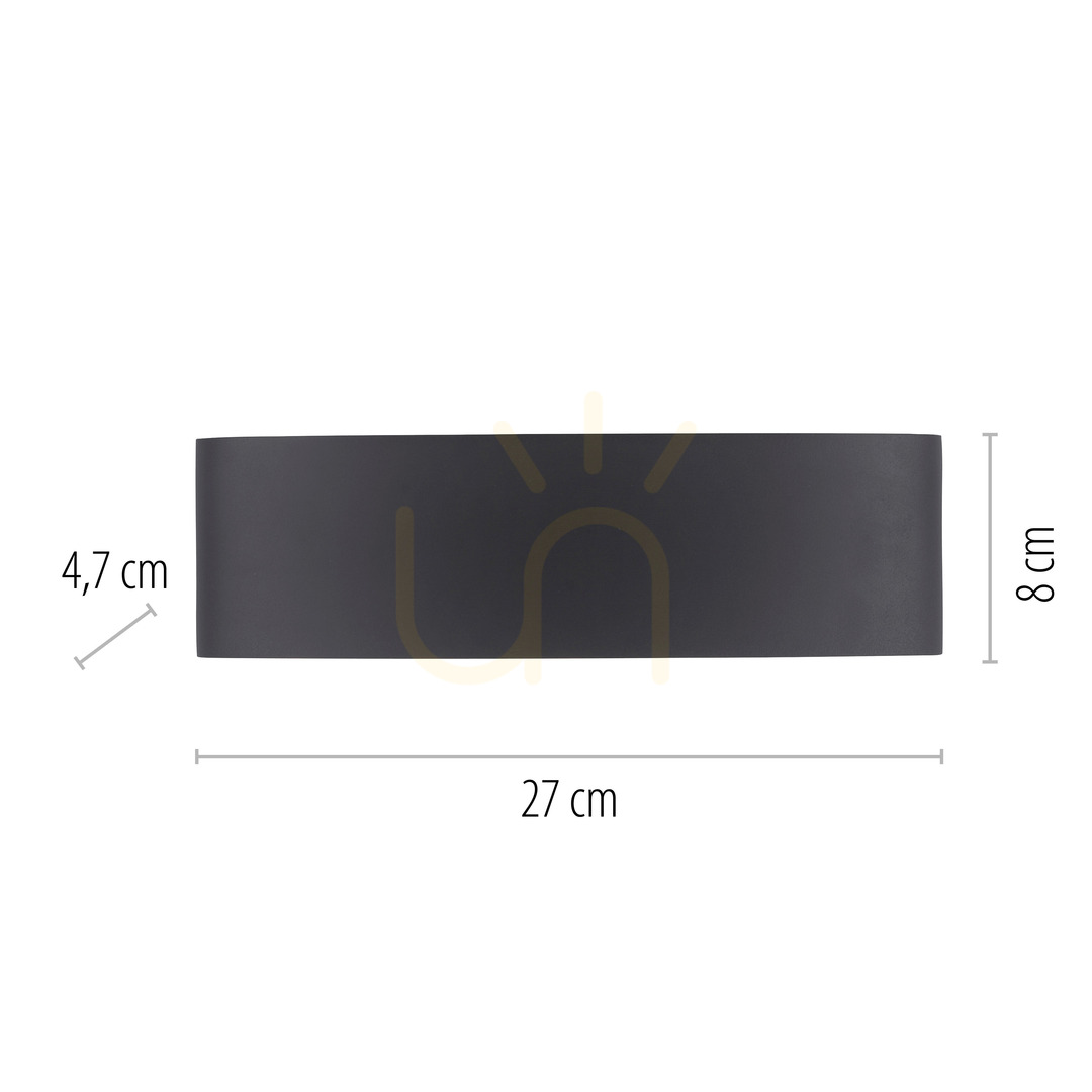 Preview CARLO wall lamp 9489-13 Anthracite 10xLED CARLO wall lamp 9489-13 Anthracite 10xLED