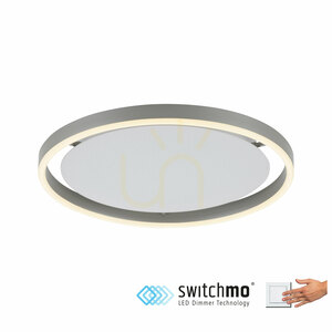 RITUS 15391-95 LED Ceiling Light Zuma Line, Silver, 39.3 cm small 1