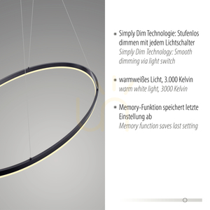 TITUS Pendant Lamp 2393-13 Anthracite 1xLED 3 TITUS Pendant Lamp 2393-13 Anthracite 1xLED small 3