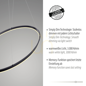 TITUS Pendant Lamp 2393-13 Anthracite 1xLED 4 TITUS Pendant Lamp 2393-13 Anthracite 1xLED small 4