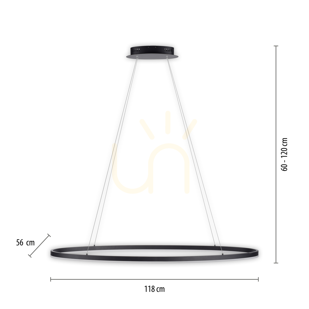 Display TITUS Pendant Lamp 2393-13 Anthracite 1xLED TITUS Pendant Lamp 2393-13 Anthracite 1xLED