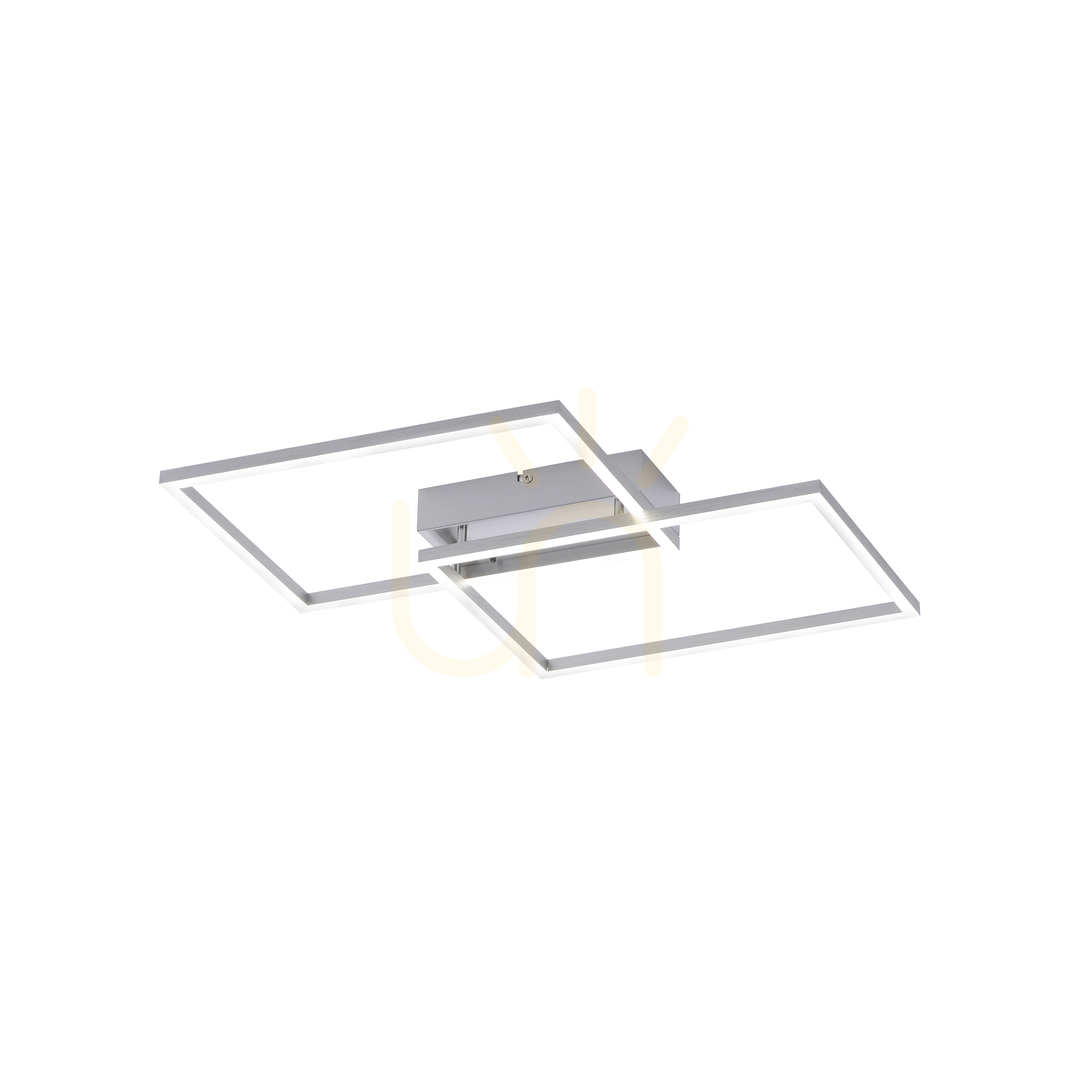 View Plafond IVEN 14018-55 Silver 2xLED Plafond IVEN 14018-55 Silver 2xLED