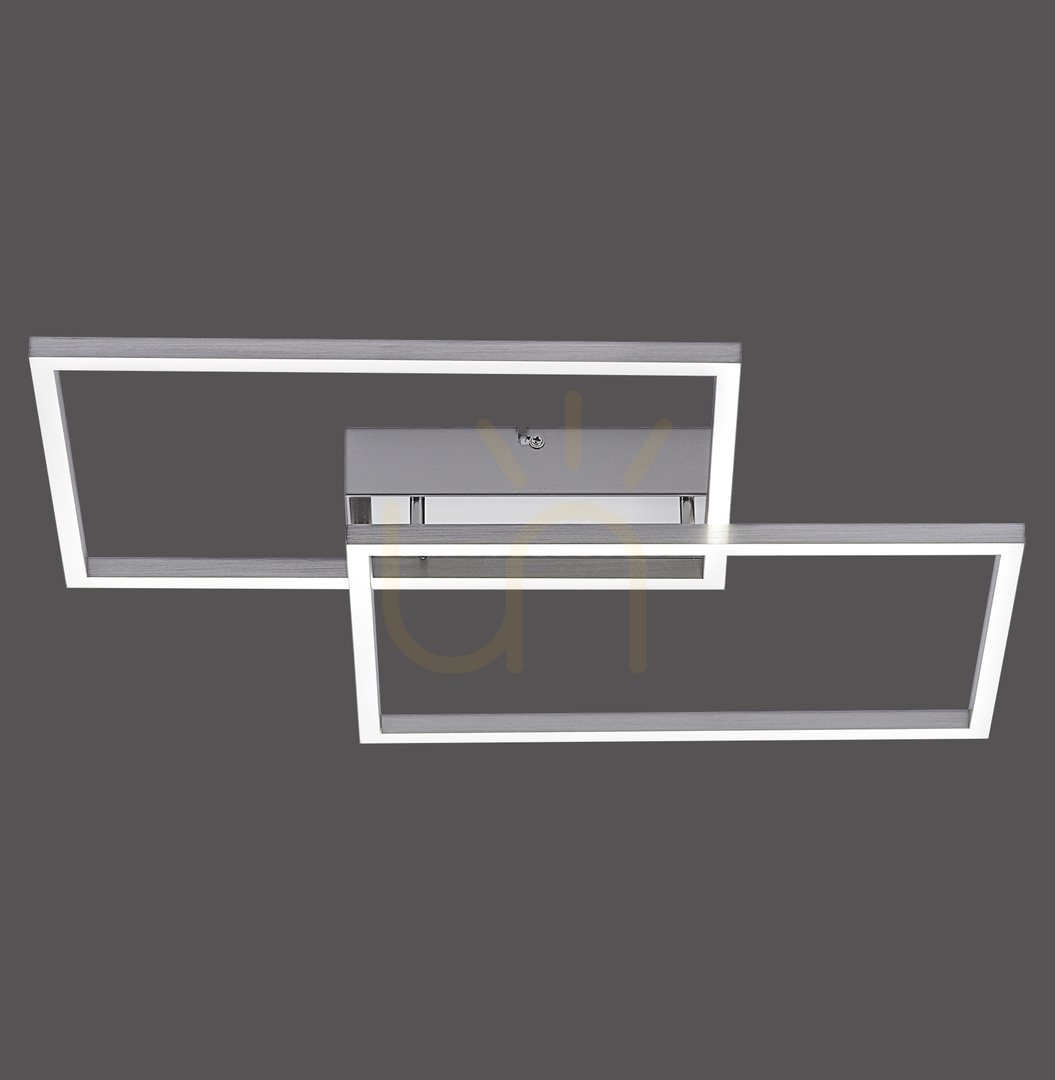 Plafond IVEN 14018-55 Silver 2xLED