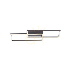 Plafond IVEN 14140-18 Black 2xLED small 10