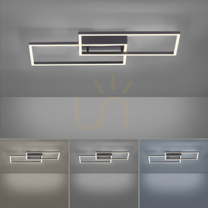 Plafond IVEN 14140-18 Black 2xLED small 4
