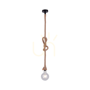ROPE Pendant Lamp 15481-18 Brown 1xE27 small 1