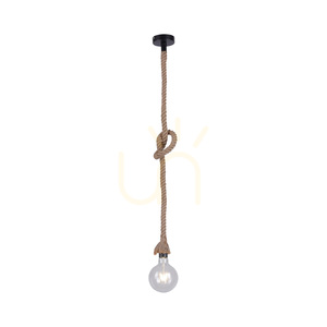 ROPE Pendant Lamp 15481-18 Brown 1xE27 small 6
