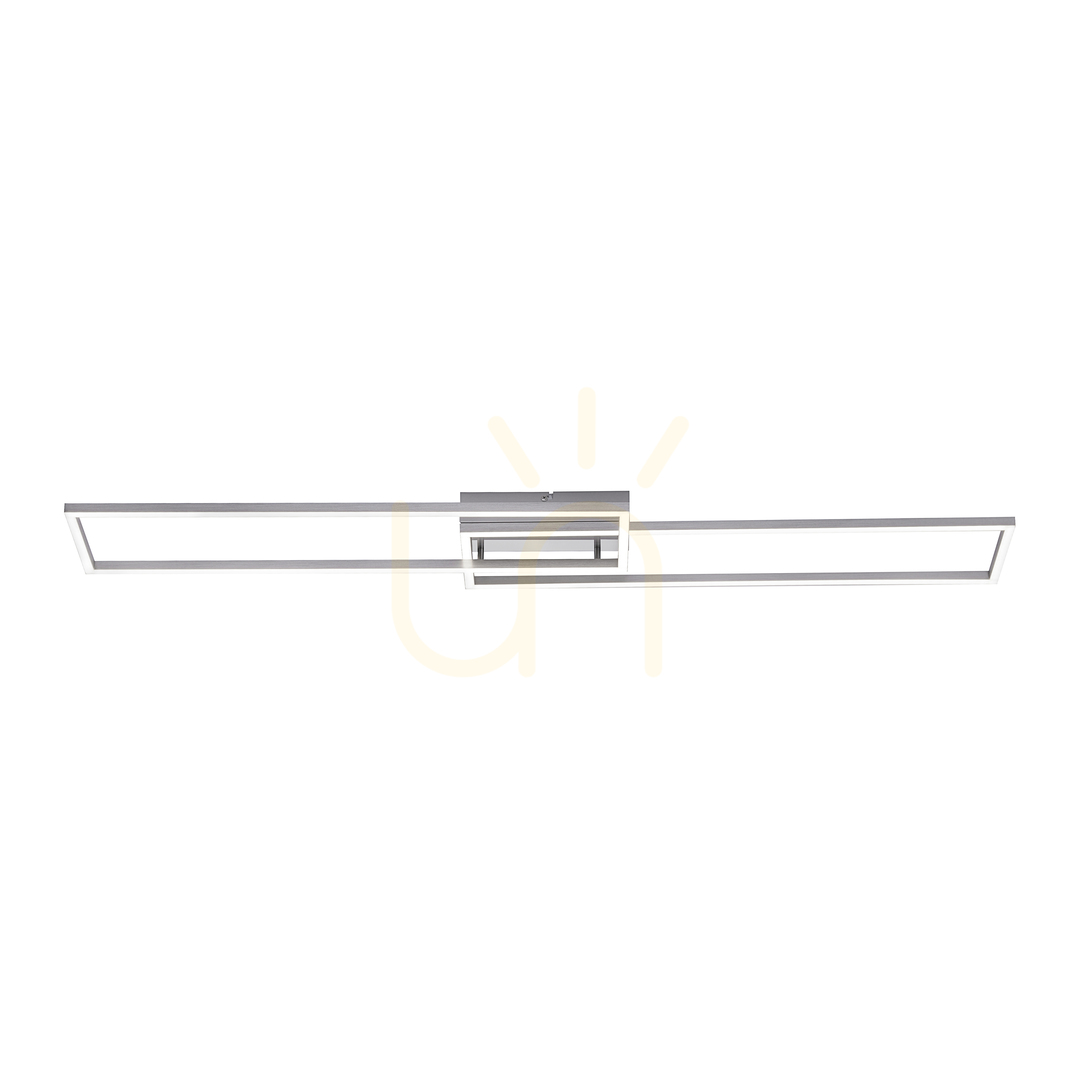 View Plafond IVEN 14019-55 Silver 2xLED Plafond IVEN 14019-55 Silver 2xLED