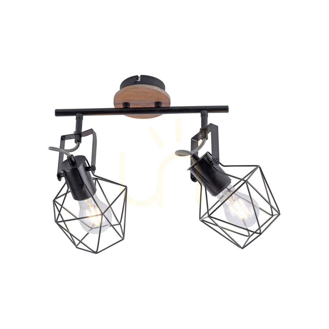 Show Plafond JARO 15672-78 Black 2xE27 Plafond JARO 15672-78 Black 2xE27