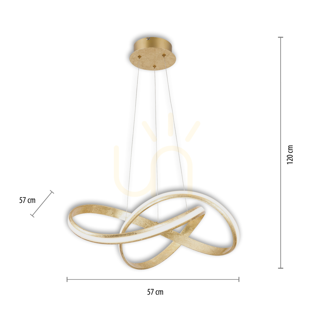 Display MELINDA Pendant Lamp 8291-12 Gold 1xLED MELINDA Pendant Lamp 8291-12 Gold 1xLED
