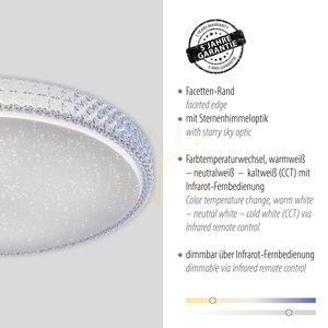 FRIDA Plafond 14373-00 Transparent 1xLED small 3