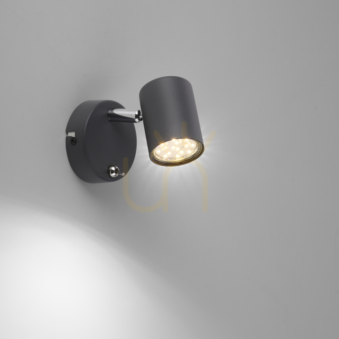 Show TARIK wall lamp 11941-13 Black 1xGU10 TARIK wall lamp 11941-13 Black 1xGU10