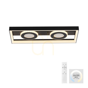 Plafond TRAFORO 6854-18 Black 1xLED small 12