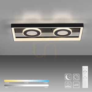 Plafond TRAFORO 6854-18 Black 1xLED small 14