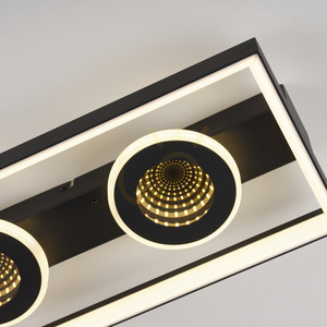 Plafond TRAFORO 6854-18 Black 1xLED small 9