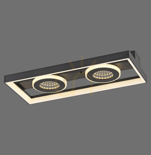 Check Plafond TRAFORO 6854-18 Black 1xLED