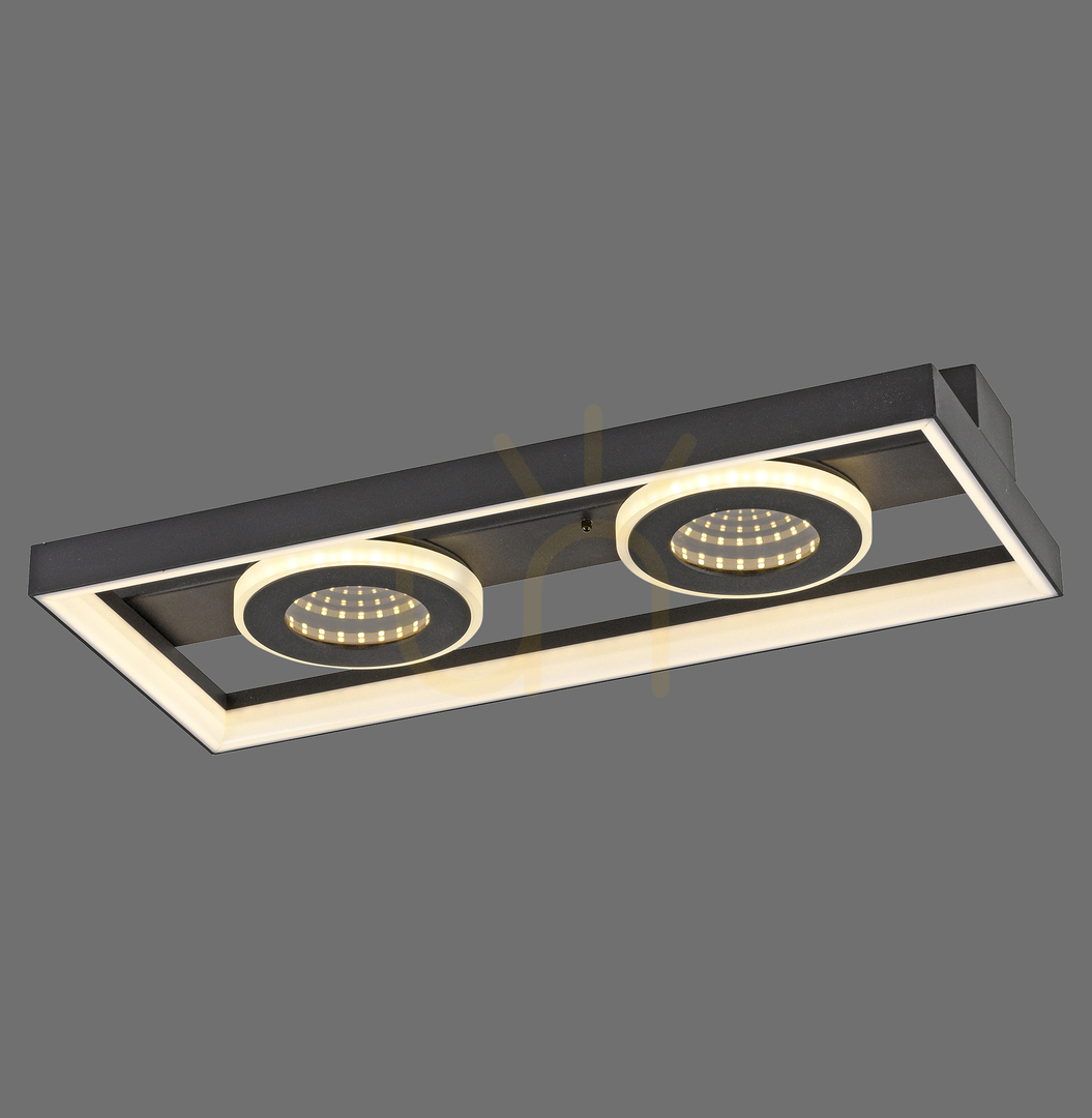 Plafond TRAFORO 6854-18 Black 1xLED