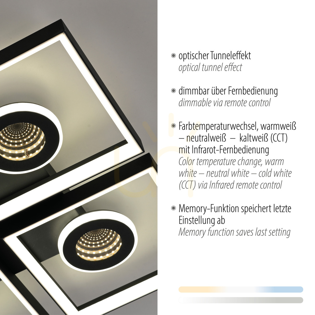 Display TRAFORO 6855-18 Plafond Black 1xLED TRAFORO 6855-18 Plafond Black 1xLED